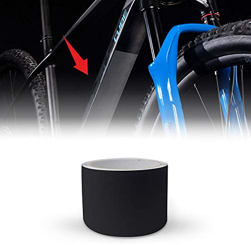 Quattroerre - Rollo de Cinta Adhesiva Rhino Roll para Proteger el Cuadro de la Bicicleta, Unisex, para Adulto, Negro, Talla única