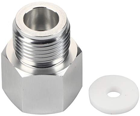 Annadue Homemade Beer Barrel Regulator, Metal CO2 Soda Cylinder Adapter CO2 Refill Connector Adapter Accessories for SodaStream/Soda-Club
