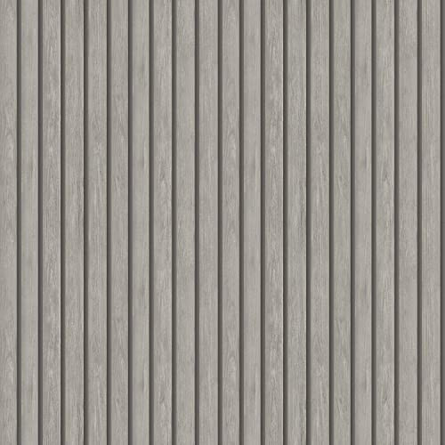 ** Sample Wood Slat Grey Wallpaper