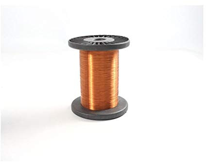 Generisch 0.03mm 0.04mm 0,045 mm 0,05 mm 0,06 mm Kupferlackdraht Kupferlack Coil-Magnetdrahtlack Kupferkabel Winding Litz Draht (Farbe : 0.05mm, Größe : 100g)