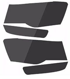 NAKEAH Scheinwerfer Folie Tönungsfolie Für Jeep Grand Cherokee WK2 2014–2020, geräucherte Schwarze Auto-Scheinwerfer-Schutzfolie, TPU-Lichtabdeckungsfolie