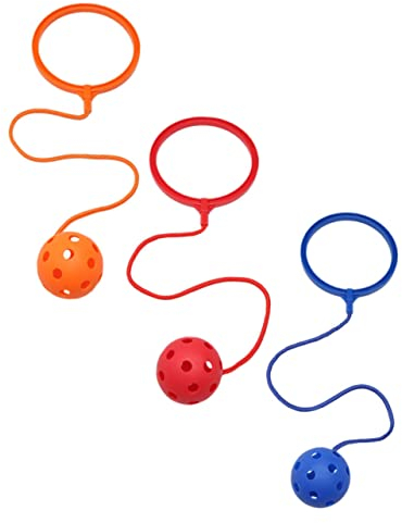 ERINGOGO 3st Hüpfendes Ballspielzeug Knöchelspielzeug Kinderring Springseile Swing Wheel Mit Lichtrad Knöchelsprungball Fußkreisel Springball Sportschaukel Abs Eltern-Kind Jumper Balance