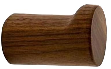 FLAVAS - Gancho de pared de madera, perchas de madera, ganchos de madera para pared, soporte de pared de madera, hecho a mano, para ropa, tacos de pared decorativos de madera para sala de estar,