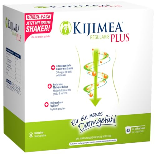 Kijimea® Regularis PLUS – für ein neues Darmgefühl | Mit erlesener Methylcellulose, natürlichen Flohsamenschalen und ausgewählten Bakterienstämmen, 525g