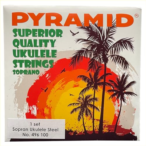 Pyramid Stahlsaiten für Sopran-Ukulele | 496 100 | Saiten für Sopranukulele