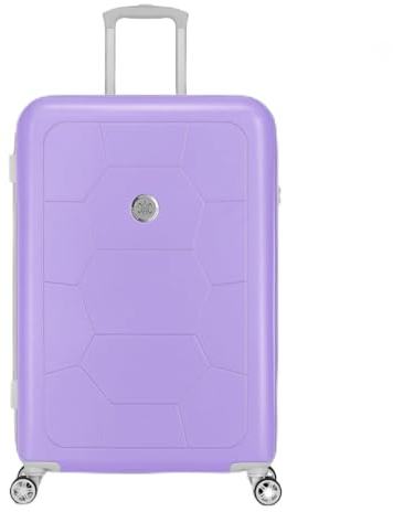 SUITSUIT Koffer Groß 75 cm - Hartschalen Reisekoffer mit Rollen - Zahlenschloss - 94 L - Caretta Bright Lavender
