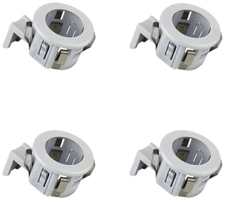 DZSYINGCHUSM Parksensoren Für Lexus LX GX460 4 Stücke Parkplatz PDC Radar Ultraschall Sensor Retainer Abdeckung Auto Zubehör 89348-33080 Parkhilfe(Weiss)