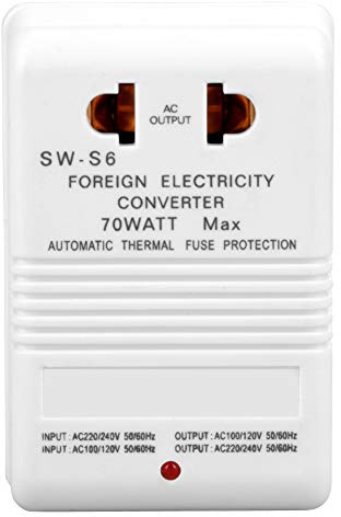 Convertitore di tensione 70 W 110 V/120 V a 220 V/240 V, trasformatore di tensione elevatore e discendente (spina standard CN
