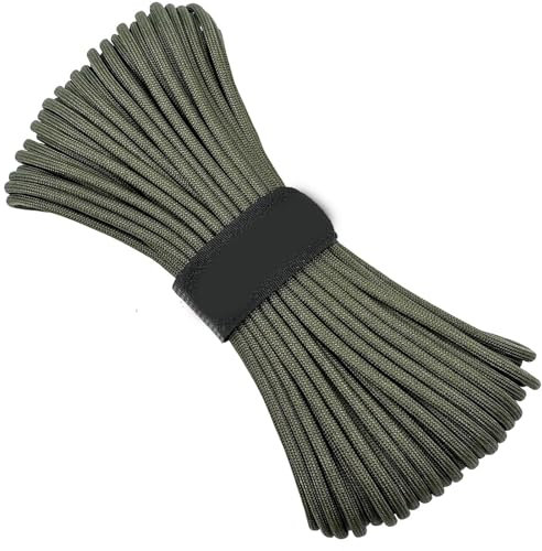 WHFCBJBW Zelt Paracord Seil Zeltschnur Wäscheleine Seil 7 Stränge Fallschirmschnur Survival Cord 29.9 m Paracord Seil Zelt Paracord