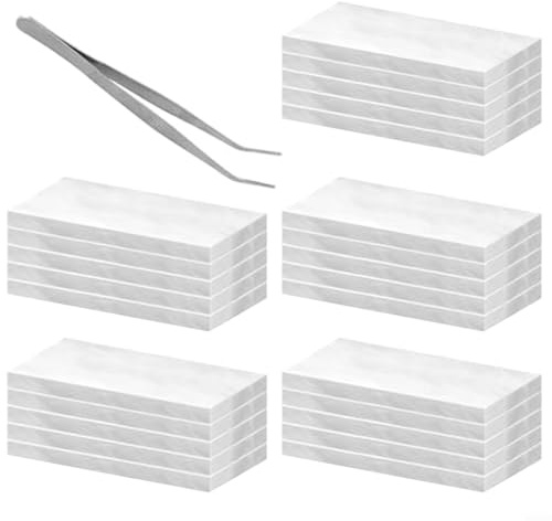 Lot de 25 pièces en coton ignifuge avec pince à épiler pour brasero de table, fibre de coton résistante à la chaleur, durée de combustion prolongée, utilisation facile, sans danger pour la cuisine en