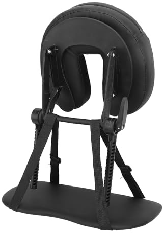 Massage Headrest For Bed, Massage Pillow Face Down Adjustable Folding Massage Table Face Cradle Pillow Beauty Bed Headrest Cradle U Shape Massage Face Cradle For Beauty Salon Black