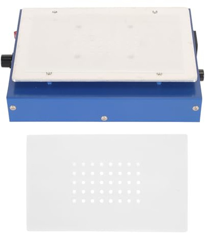 Generic Plaque Chauffante de Soudage Efficace en Aluminium LED de Préchauffage électrique Réparation de la Station de Bricolage (Prise UE 200-240V)