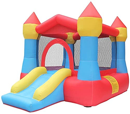 VDCVADKYE Castillo Hinchable, Castillo Inflable con tobogán y trampolín for Interior y Exterior, 260 x 190 x 170 cm