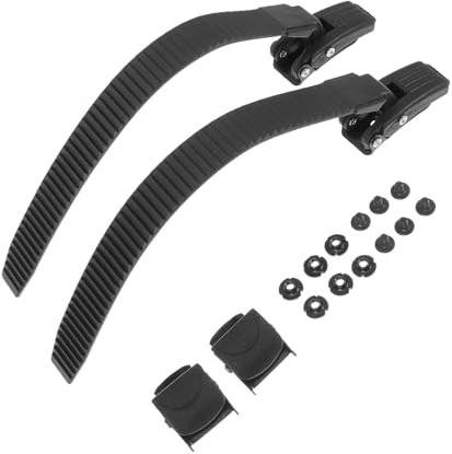 ULTECHNOVO 2 Juegos Correas para Patines con Hebillas de Plástico Duradero Tornillos para Reparación y Fijación Segura Patines de Línea y Rollers