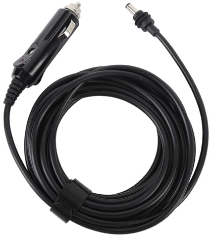 Fabater Cable de Alimentación CC Satelital Portátil para Antena Parabólica, Cable Grueso y Confiable para Propietarios de Vehículos Recreativos y Entusiastas de los Viajes