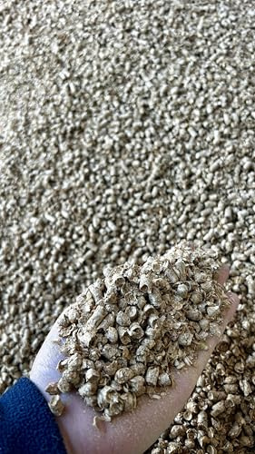 Bio Dinkelspelzpellets 15kg, Staubarmes natürliches Einstreu für Pferde, Hasen, Meerschweinchen