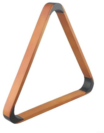 57.2MM Wooden Triangle Rack for Pool Balls Works with 2 Inch and 4 Inch Billiard Balls Suitable for American Pool Table Home Installations