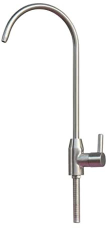 Umkehrosmose Design Wasserhahn Armatur Bogen - Ein-Wege Hahn 1/4 Chrom