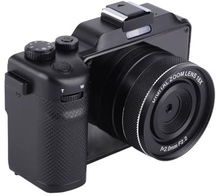 Appareil Photo Numérique 4K pour la Photographie et la Vidéo, Mise au Point Automatique Anti-secousse, Appareil Photo Vlogging 56 MP avec WiFi, Appareil Photo Compact à écran 3