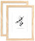 FTXanty 2 pcs Cadre Photo en Bois 15x20cm Cadre pour Photo Simplification Cadre Photo en Bois avec Crochet pour la Photo Murale Support de Table Mur