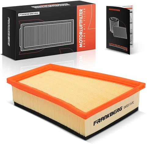 Frankberg Air filter Petrol/Diesel 8200820859 Compatible with Fluence | Compatible with Scénic III JZ0/1, M.e.g.a.n.e III Combi Van KZ0/1, M.e.g.a.n.e III Grandtour KZ0/1