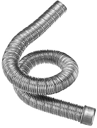 Inscrip Auto Standheizung Abgasrohr, Edelstahl Dual-Layer Abgasrohr Mit Kappe, Abgasschlauch für Stromerzeuger mit 2 Rohr Klemme, Auspuffrohr Standheizung, Passend For Webasto,Eberspächer (22mm 100cm)
