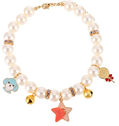 VILLFUL Elegantes Katzenhalsband Handgefertigte Halskette Für Mädchen Kätzchen- Und Welpenhalsband Festliches Party-Accessoire Sicher Für Katzen