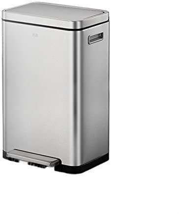 Xumh2024-3 Poubelle de Cuisine Poubelles de Cuisine ménage Salon en Acier Inoxydable avec Couvercle pédale Grande capacité poubelles pour Chambre ou Salon
