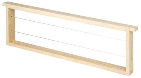 20x DADANT Rähmchen US Honig FLACH mit GERADEN Seiten 482 x 141 mm modifiziert