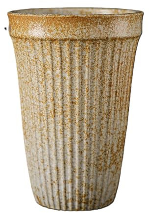 YlobdolY Taza de té grande de cerámica de 400 ml, taza de té china de Kung Fu sin asa, taza de café con leche asiática, tazas de café espresso, tazas de té Kungfu estilo japonés para adultos, color