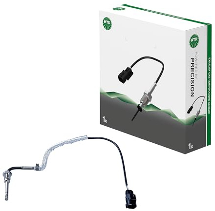 NTK Abgastemperatursensor RTA9000-EE071, 90373 | Abgastemperatursensoren | 1 Stück, Schwarz | Kompatibel mit: VOLVO C30, C70 II Cabriolet, S40 II, S60 II, S60 II Cross Country, S80 II, V50, V60 I, V60 I Cross Country