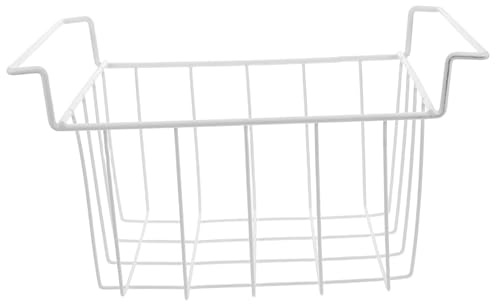 Cabilock Organizador de Arcón Congelador de Hierro Blanco Diseño Colgante y Fácil Limpieza para Almacenamiento en Cocina