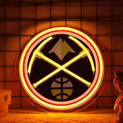 Nuggets Von denver ghosts and neones logo hogons, zimmer, neonglichter dekorieren geburtstagsfeiern