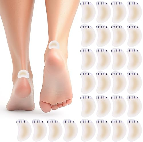 30Pcs Invisible Blister Plasters, Blister Gel Guard Invisible, Hydrocolloid Cushion Gel, Waterproof Blister Protector, Bli-Ster Bandages Blis-TER, Cushion Plaster for Finger Toes Forefoot Heel