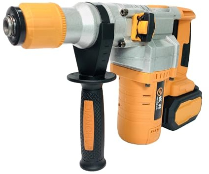 Marteau-piqueur sans fil haute puissance au lithium, sans balais, robuste, brise-béton de 26 mm, marteau perforateur électrique rechargeable for démolition