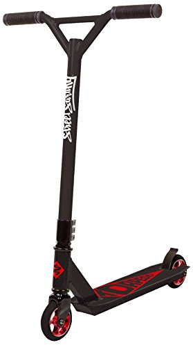 Street Surfing Unisex – Erwachsene Surfing Torpedo Stunt Scooter, Black Core Red, One Size