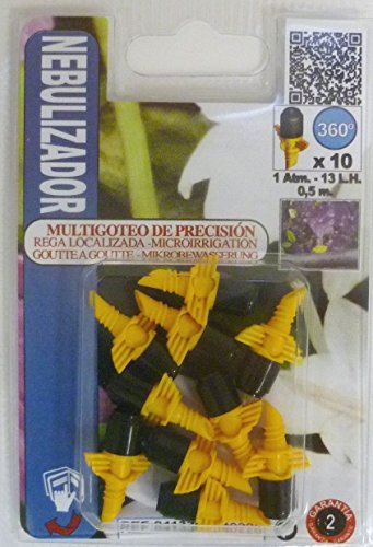 S&M 540226 Micro Nebulizador para riego por microaspersión 4 mm 360º - Blíster 10 Unidades