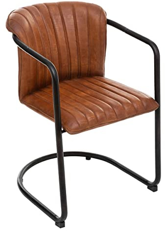 Atmosphera - Ledersessel Kavi cognacfarben - Cognac-braun