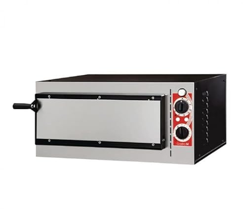 FourPizza Electrique Compact 1 Chambre - 1 Pizza 32 cm - Pisa Gastro M - Acier inoxydable