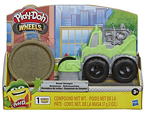 Play-Doh Kit de pâtisserie Wheels - Balayeuse à coups, 1 récipient spécial de Play-Doh - Jouet pour Enfant - 20,6 x 15 x 5,8 cm - Hasbro