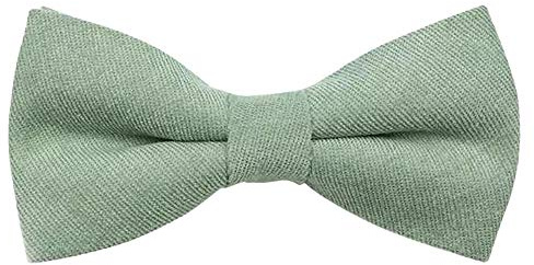 DB Dickie Bow Children's Cotton Blend Bow Tie Papillon, Verde Salvia, Length 10cm, Width 5cm. Bambini e Ragazzi