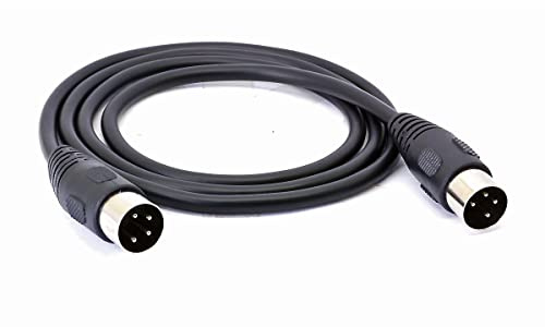 HTGuoji Cavo connettore a spina DIN a 4 pin, maschio a maschio, prolunga per dispositivi audio DVR e DIN (1 m)