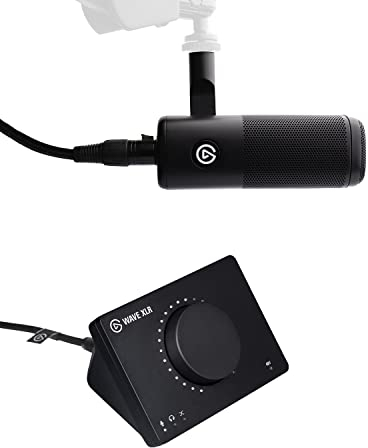 Elgato XLR Paket - Dynamisches XLR-Mikro, Audiomixer für XLR-Mikro zu USB-C, nierenförmige, unterdrückt Hintergrundgeräusche, Podcasting, Streaming, Broadcasting, für Mac/PC mit 3m XLR Kabel