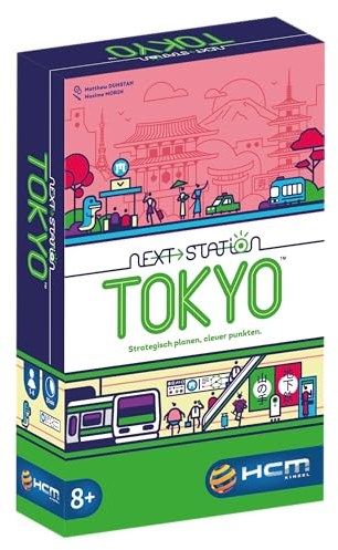 HCM Kinzel - Next Station Tokyo | Nachfolger des nominierten Spiels | Flip & Write - Neue U-Bahn Linien für Tokios Tourismus | Geschick und Strategie | deutsch | 55214