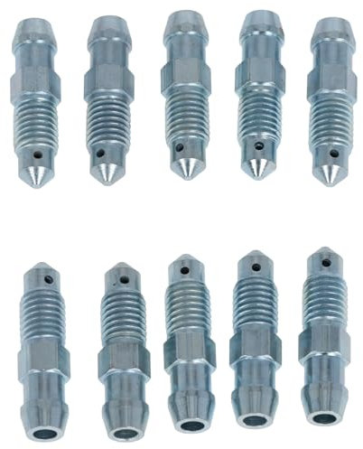 10x Bremssattel Entlüfterschraube Entlüftungsventile M7x1x28 mm für Audi FIAT Ford Mazda Nissan