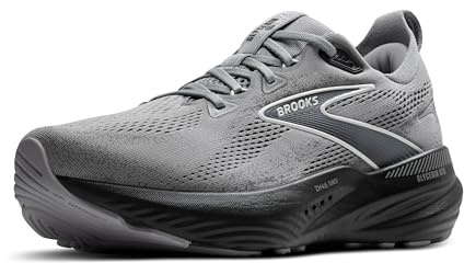 Brooks Men’s Glycerin GTS 22 Supportive Running Shoe - Primer Gray/Ebony/Bluewash - 10 Wide