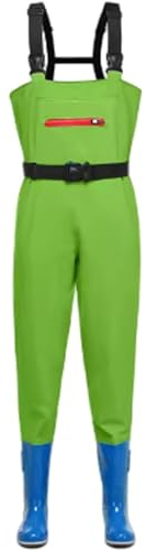 BALAMLB Angelhose, Wathose Damen, rutschfest Wathose, Wathosen Matschhose, wasserdichte Hosen,Teichhose, wasserdichte,Atmungsaktiveund Verstellbarer Riemen,Für Baustellen,Bauernhöfe A,38