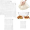 4 PCS 200 Mesh 45 x 60cm Sac Filtre pour Brassage de Bière Sac a Lait Vegetal Réutilisables en Maille Poche Filtrante Avec Cordon Tissu Passoire Filtre de Brassage pour Vin Bière, Jus, Lait de Soja
