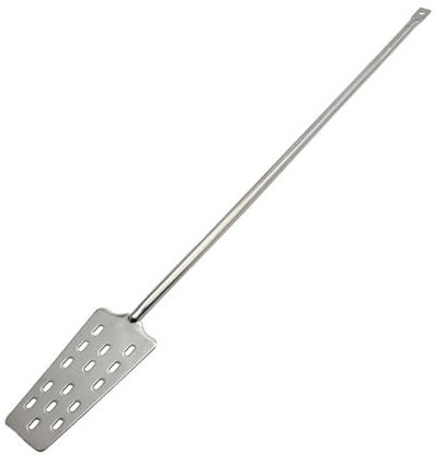 LCQSYE Kunststoff Maischepaddel Maischerührpaddel aus Edelstahl 304, 61,5 cm/24'' Maischerührpaddel mit Paddel mit 15 Bohrlöchern Braupaddel
