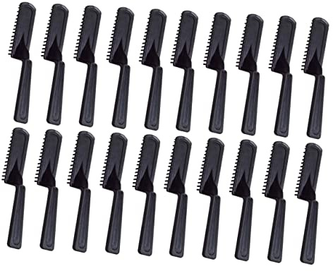 BESTYASH 20pezzi Spazzola Per Tinta Denti Larghi Pennello Per Mèches e Colpi Sole Strumento Ergonomico Per Applicare Colore Sui